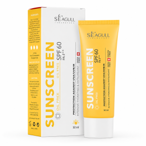 کرم ضد آفتاب بدون رنگ spf 60 سی گل