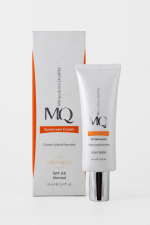 کرم ضد آفتاب رنگ روشن spf 50 پوست نرمال mq