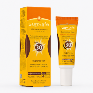 کرم دور چشم حاوی ضد آفتاب spf 30 سان سیف