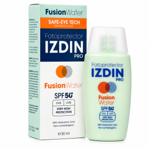 ضد آفتاب بدون رنگ SPF 50 انواع پوست فیوژن واتر ایزدین پرو