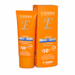 کرم ضد آفتاب spf 50 بدون رنگ مناسب پوست خشک اویدرم