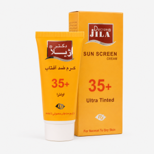 کرم ضد آفتاب رنگی spf 35 مناسب برای پوست معمولی تا خشک دکتر ژیلا