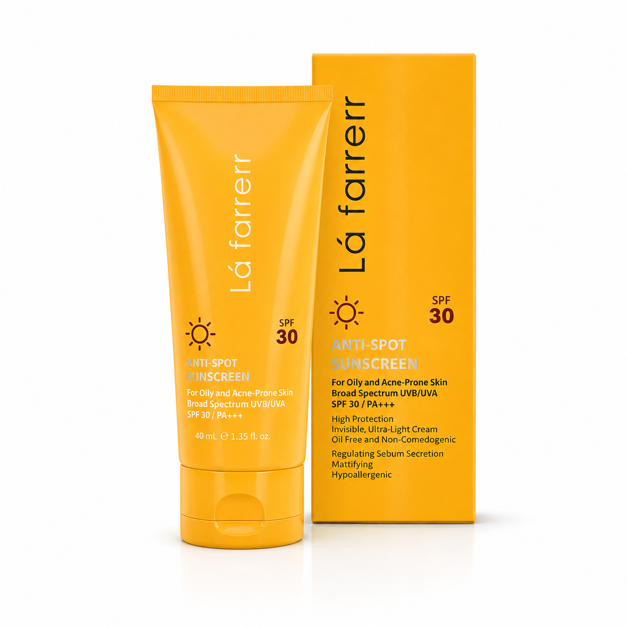 59fa06ae-e997-4b7c-b9eb-56f383f01584 کرم ضد آفتاب و ضد لک spf30 بدون رنگ مناسب پوست چرب و مستعد آکنه لافارر - تصویر 1