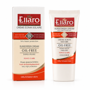 کرم ضد آفتاب SPF 50رنگ بژ روشن پوست چرب الارو