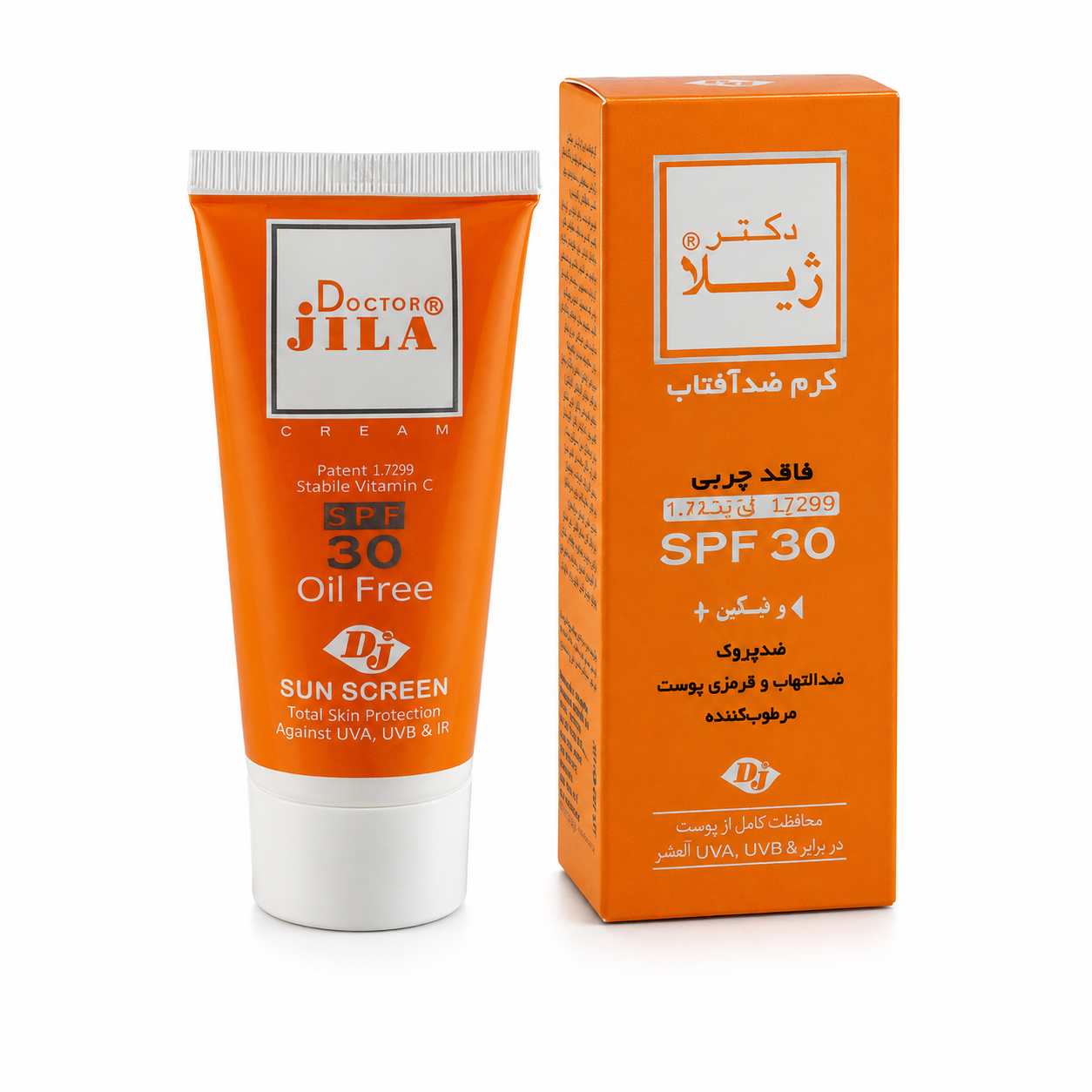 9e3096a2-b998-44ec-a595-7884ad2b2716 کرم ضد آفتاب فاقد چربی رنگی spf 30 ضد چروک و ضد التهاب و قرمزی پوست دکتر ژیلا - تصویر 1