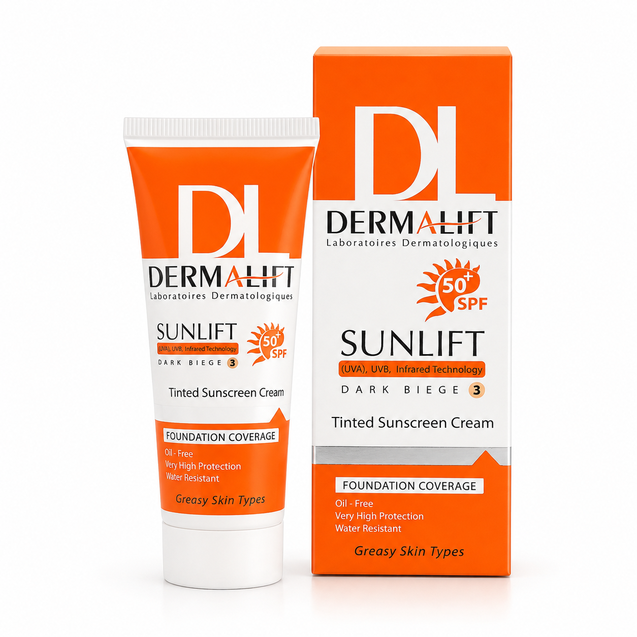 b16fa550-913d-41ca-827c-45849283184e کرم ضدآفتاب spf 50 بژ تیره مناسب پوست چرب درمالیفت - تصویر 1