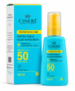 ضد آفتاب فلوئید spf 50 رنگ بژ روشن سینره