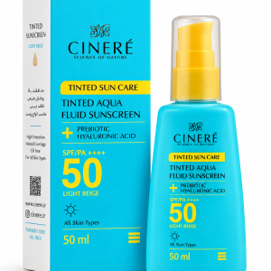 ضد آفتاب فلوئید spf 50 رنگ بژ روشن سینره