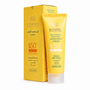 کرم ضد آفتاب spf 50 مناسب پوست چرب سینره