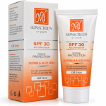کرم ضد آفتاب spf 30 بدون رنگ مناسب پوست چرب و مختلط مای