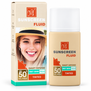 فلوئید ضدآفتاب spf 50 رنگی اسمارت دیفنس مای