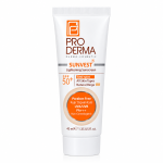 کرم ضدآفتاب و روشن کننده لک های پوست رنگ بژ طبیعی spf50 پرودرما - تصویر 2