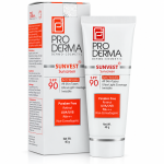 کرم ضد آفتاب spf 90 و ضد چروک رنگ بژ طبیعی مناسب انواع پوست پرودرما