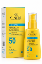 فلوئید ضد آفتاب بدون رنگ spf 50 مناسب پوست چرب سینره