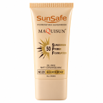 ضد آفتاب spf 50 رنگ بژ طلایی مناسب انواع پوست سان سیف - تصویر 2