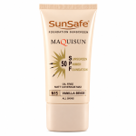 ضد آفتاب spf 50 رنگ بژ وانیلی مناسب انواع پوست سان سیف - تصویر 2