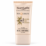 ضد آفتاب spf 50 رنگ بژ عاجی مناسب انواع پوست سان سیف - تصویر 2